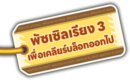 พัซเซิลเรียง 3 เพื่อเคลียร์บล็อกออกไป